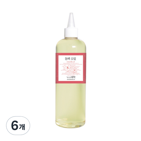 맑을담 동백 오일, 500ml, 6개