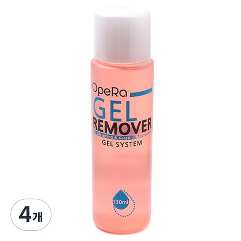 OpeRa 오페라 젤 리무버, 130ml, 4개