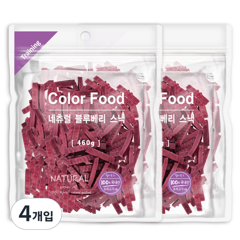 굿데이 컬러푸드 반려견 간식, 블루베리 맛, 4개