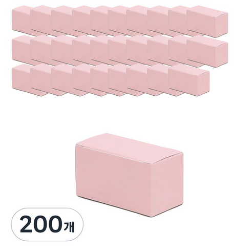 엔틱핑크 꼬마박스, 핑크, 200개