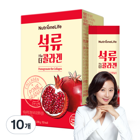 뉴트리원 석류 더 콜라겐 14p, 280g, 10개