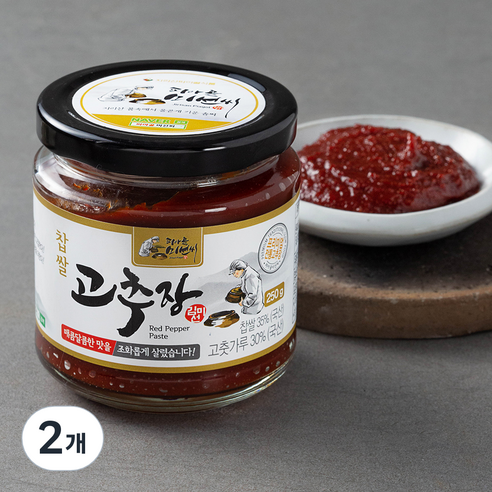 피아골미선씨 찹쌀고추장, 250g, 2개