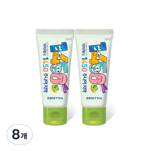 제니튼 닥터제니 1450 고불소 주니어치약 샤인머스켓향, 8개, 60g