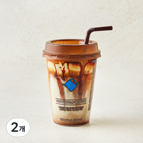 미루꾸 플랫슈패너 라떼, 2개, 250ml