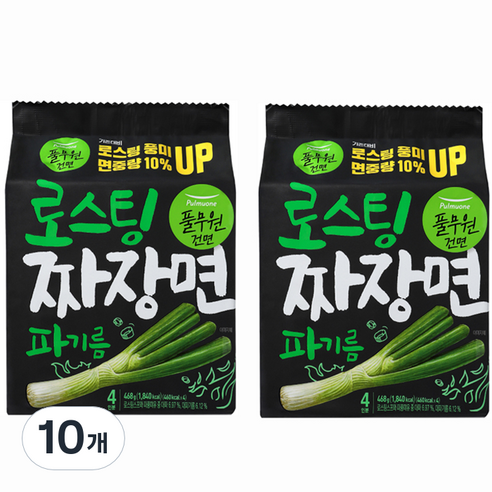 풀무원 파기름 로스팅 짜장면 117g, 40개