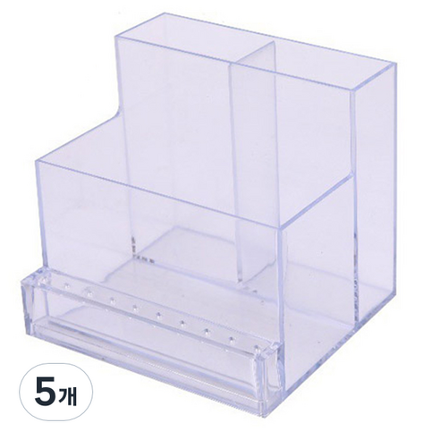 카카스 네일드릴 비트 거치대 네일아트 도구 KN-A4156, 클리어, 5개