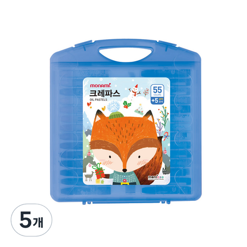 모니주 가방 크레파스 블루, 55색, 5개