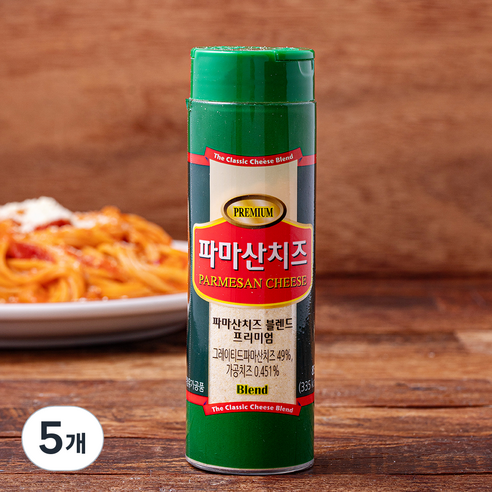 파마산 치즈 블렌드, 85g, 5개, 1개입