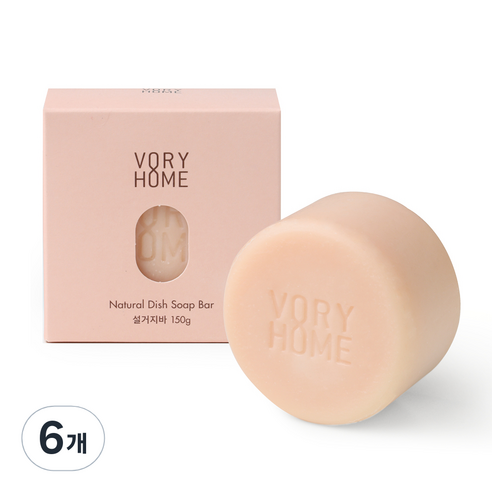 보리홈 설거지 워싱바, 150g, 6개