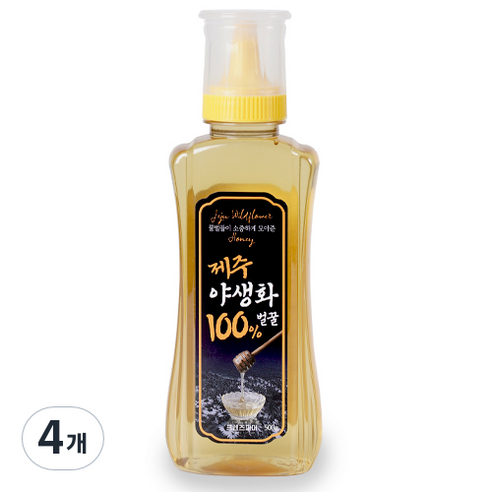 프렌즈파머 제주 야생화 벌꿀, 500g, 4개