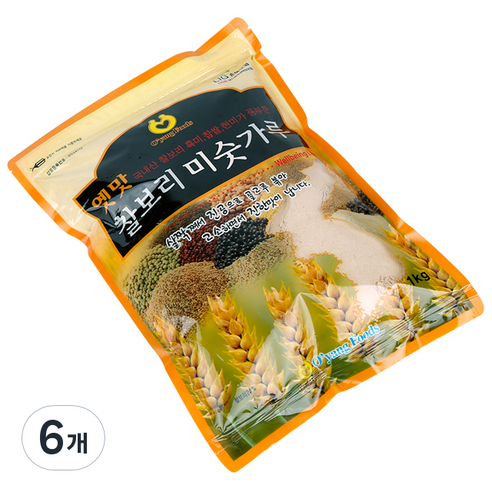 오양식품 옛맛 찰보리 미숫가루, 6개, 1kg
