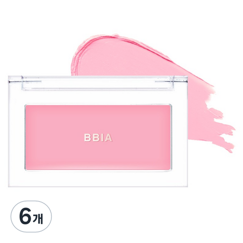 삐아 레디 투 웨어 다우니 치크 블러셔 3.5g, 12 다우니 블룸, 6개