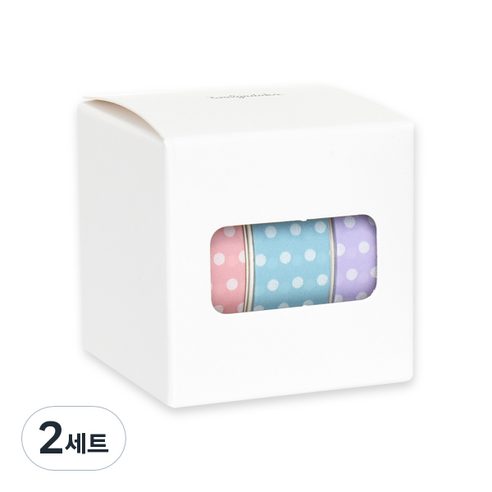 왈가닥스 아르떼 마스킹테이프 15mm x 10m 3종 세트, Aroma (334,335,336), 2세트