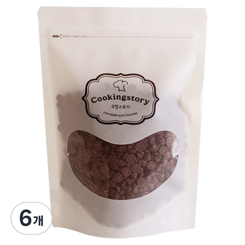 쿠킹스토리 르본 초코칩 1kg, 6개