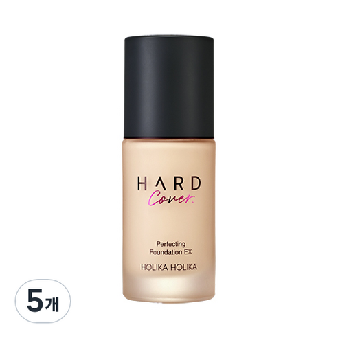 홀리카홀리카 하드커버 퍼펙팅 파운데이션 EX03 30ml, 샌드아이보리, 5개