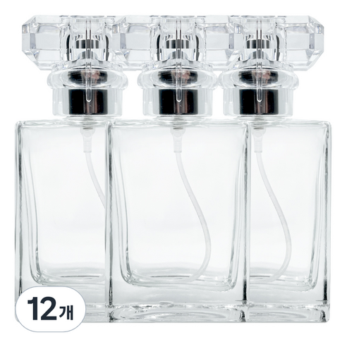 메이브라운 스프레이 향수공병 30ml, 12개, 투명
