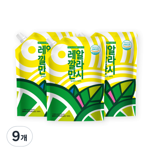 바로푸드 레알 깔라만시, 1L, 9개