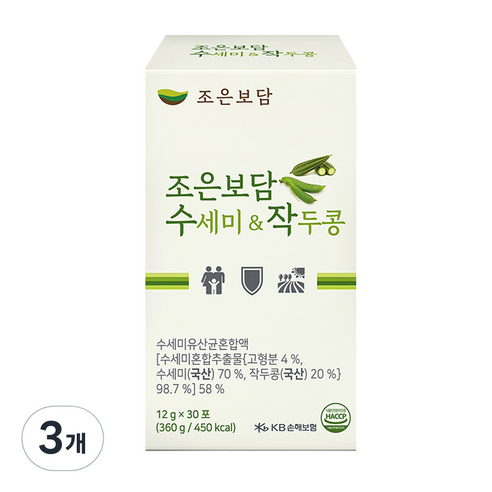 조은보담 수세미 앤 작두콩 건강즙 30p, 3개, 30개입, 360g