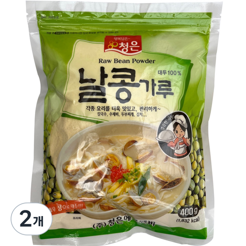 청은 날콩가루, 2개, 400g