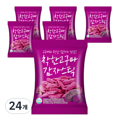 에이스엠앤티 착한고구마 감자스틱, 45g, 24개