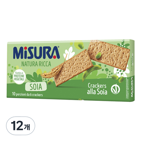 미주라 소이아크래커, 400g, 12개