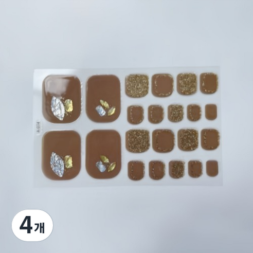 블루코지 패디팁 스티커 대비 발꾸미기, 4개, Type 09