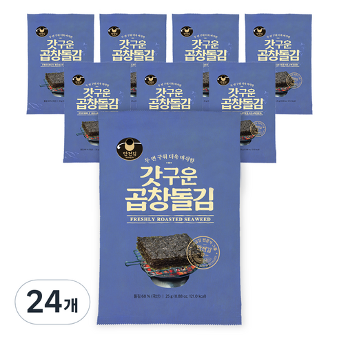 만전김 곱창돌김 전장김, 25g, 24개
