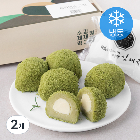 김재규우리떡연구소 김재규명장 티라미슈 그린(냉동), 450g, 2개