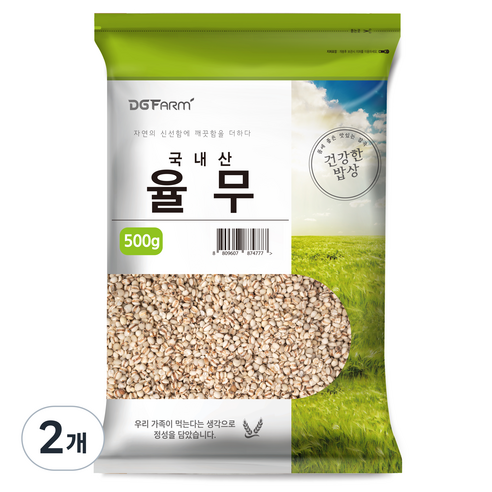 대구농산 건강한 밥상 국산 율무, 500g, 2개