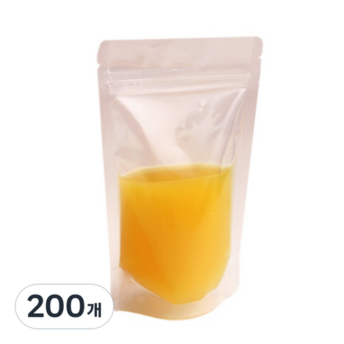 투명 안심조그 지퍼팩, 중(M), 1개입, 200개