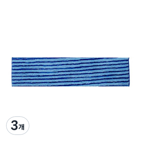 월드크린 초극세사 쓱싹패드 교체형걸레 60cm, 3개