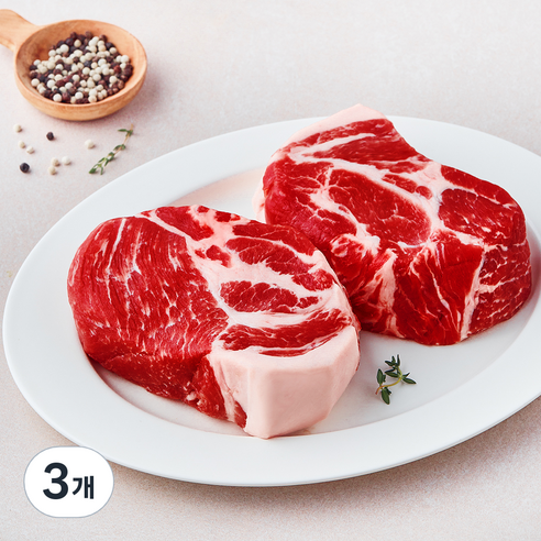 미국산 목살 수육보쌈용 (냉장), 3개, 1kg