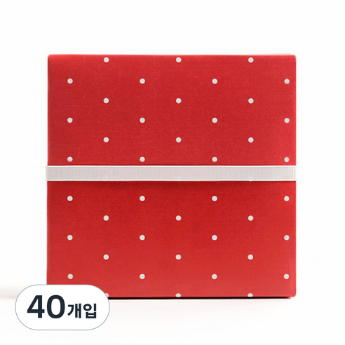 헬로우모리스 포장지, 레드도트, 40개입