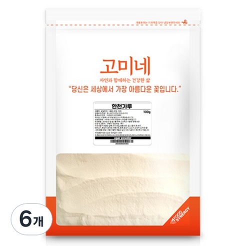 고미네 한천가루, 100g, 6개