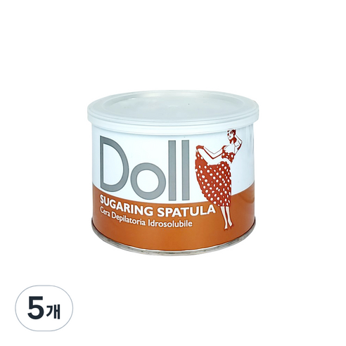 Doll 슈가링 스파츌라 슈가왁스, 500g, 5개