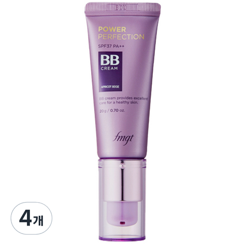 더페이스샵 파워 퍼펙션 비비크림 SPF37 PA++ 20g, 브이 203 내추럴 베이지, 4개