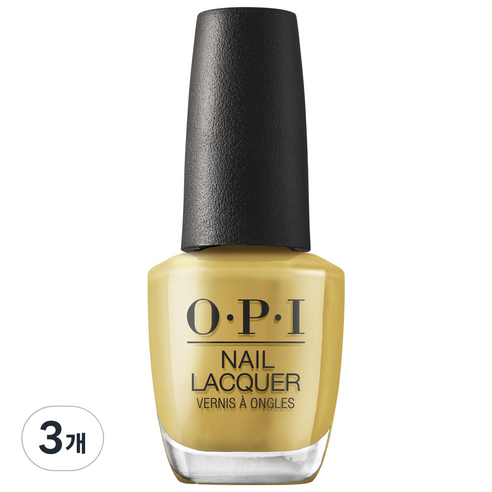 오피아이 네일 락커 15ml, F005 Ochre the Moon, 3개
