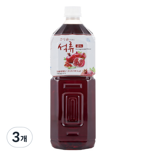 파낙스 참다음 석류 골드 음료베이스, 1.5L, 3개