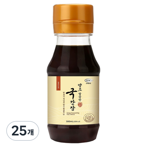 신앙촌 양조 깔끔한 국간장, 120ml, 25개