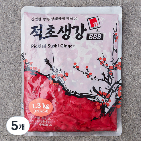 카쿠카쿠 적초생강 BBB, 5개, 1.3kg
