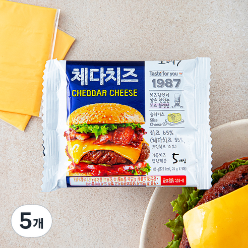 동원 소와나무 체다치즈, 20g, 5개입, 5개