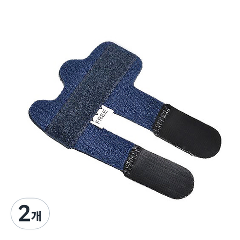 새끼 검지 손가락 보호대 블루 QA_03_02, 2개