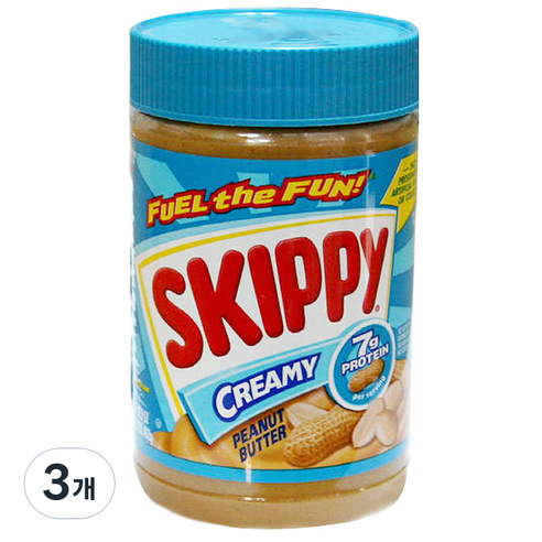 스키피 땅콩버터 크리미 462g, 3개