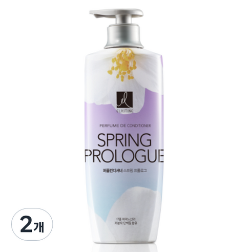 엘라스틴 퍼퓸 컨디셔너 스프링 프롤로그, 600ml, 2개