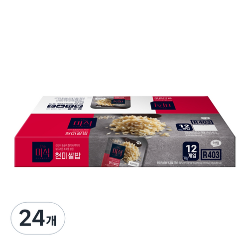The미식 현미쌀밥, 24개, 180g