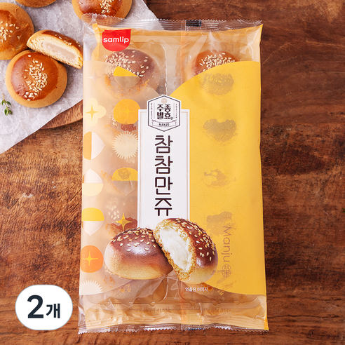 삼립 주종발효 참참 만쥬, 32g, 10개입, 2개