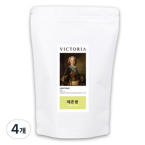 빅토리아 레몬밤 티백, 1g, 30개입, 4개