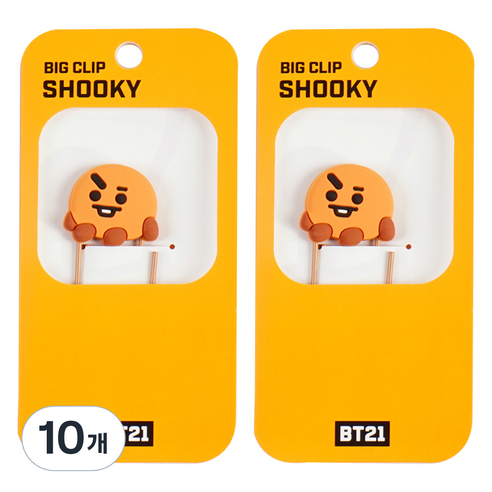 BT21 빅클립 2탄 슈키, 10개, 1개입