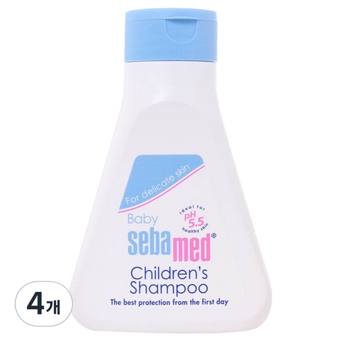 세바메드 베이비 칠드런스 샴푸 150ml-1개, 4개, 150ml