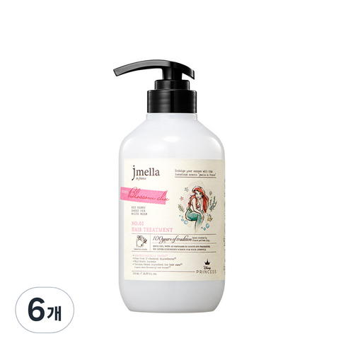 제이멜라 인 프랑스 디즈니 블러썸 츄 헤어 트리트먼트, 6개, 500ml